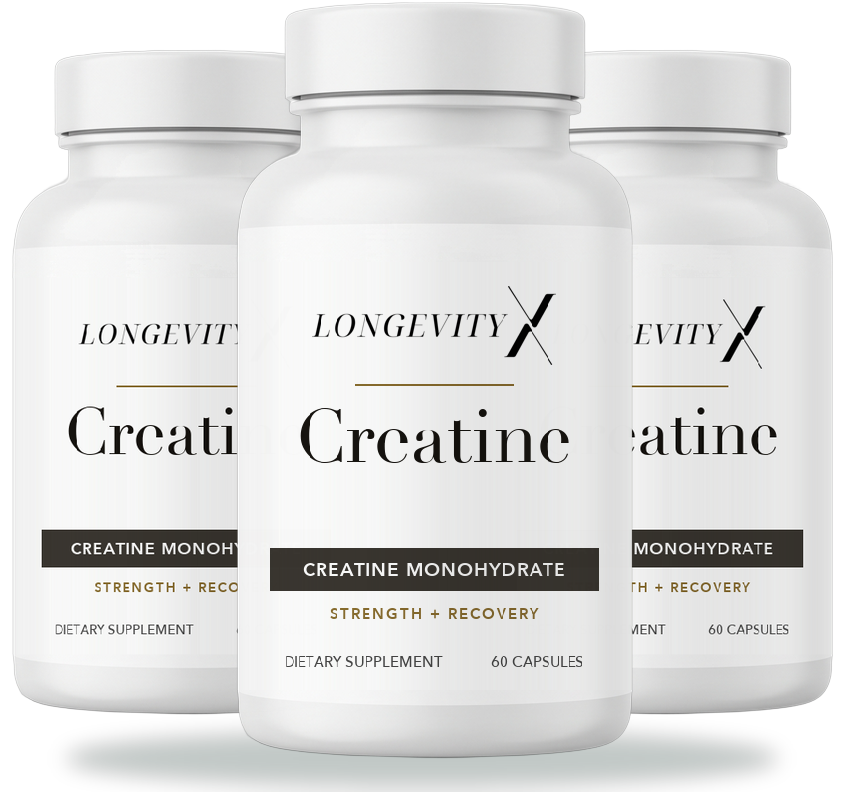 3 bottles of LX Creatine