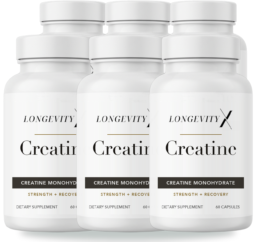 6 bottles of LX Creatine