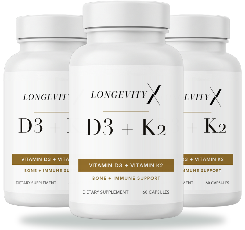 3 bottles of LX D3 + K2