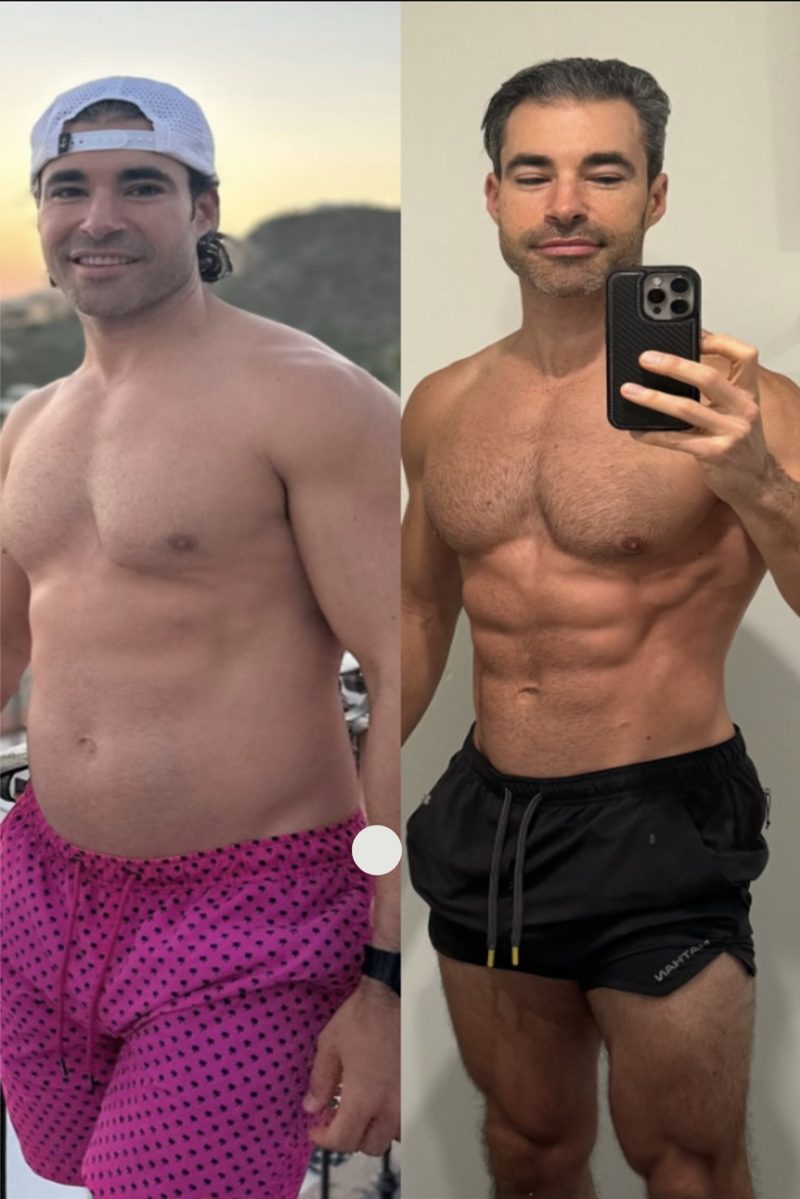 William Bosch before and after his own rebuild