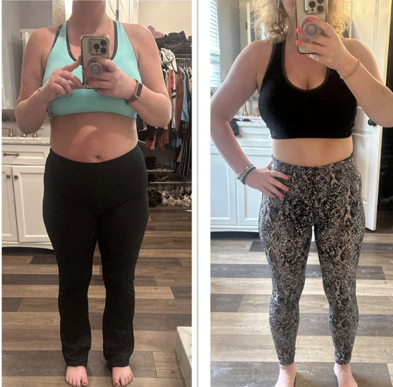 LongevityX client before and after